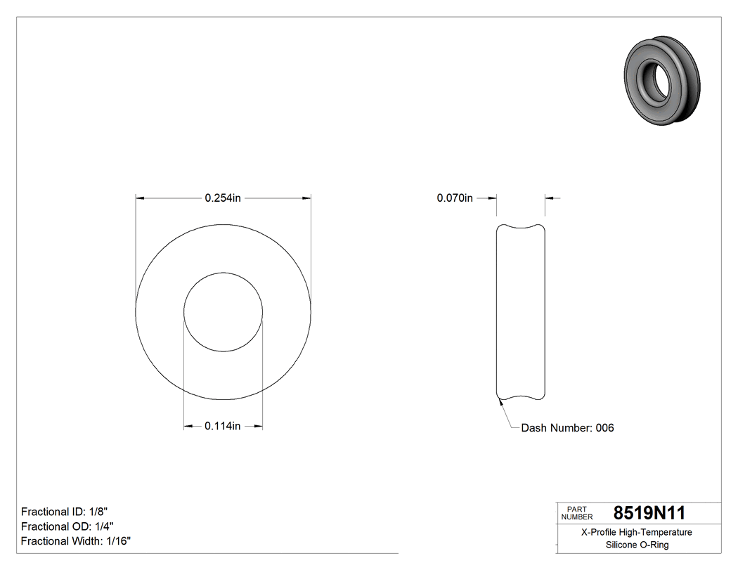 Technical drawing - 8519N11